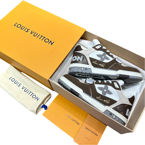 1:1 quality version Velcro Lace-Up Signature Logo Athletic Board Shoes