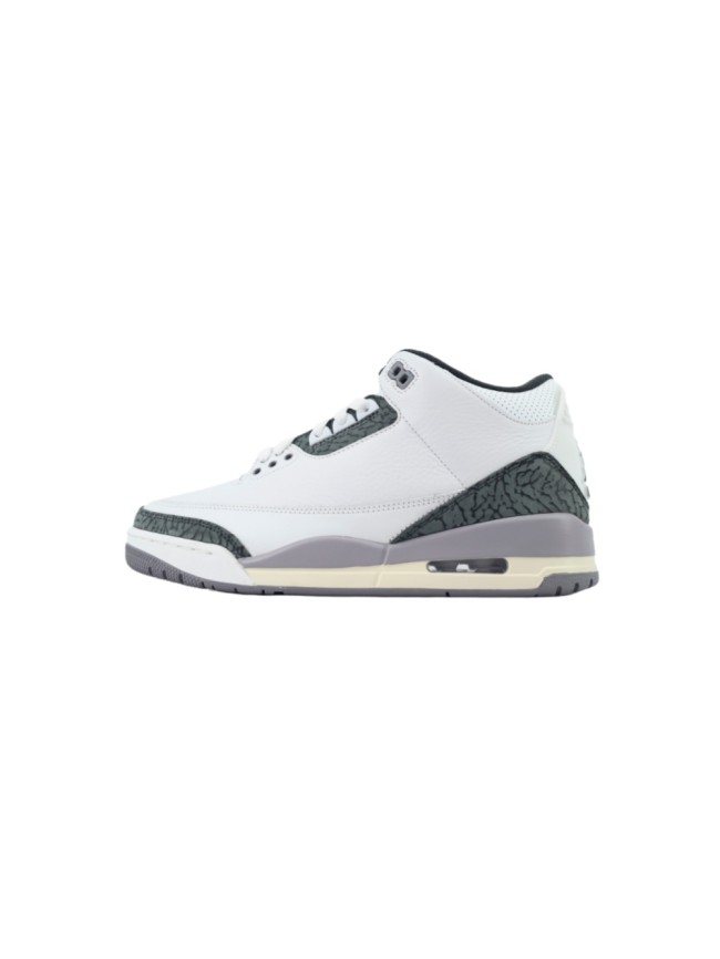 [plus-size shoes]Jordan 3 Retro White Green Elephant Print Basketball Shoes 29043117
