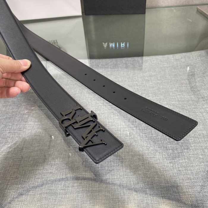 1:1 quality version Offset Letter Buckle Belt 4 colors【Width 3.8 cm】28661038