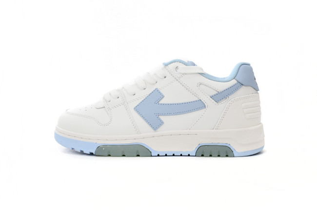 OW Out Of Office OOO 30 MM Low Tops White Light Blue OMIA189C99LEA0010145