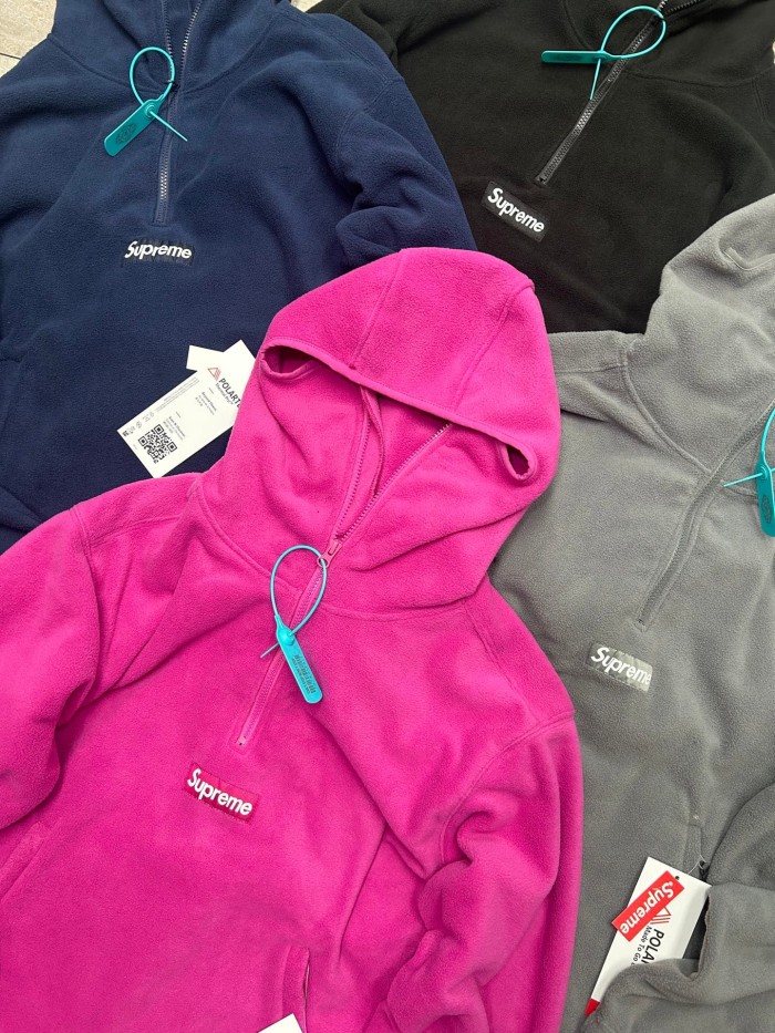 WEEK14Polartec Face Mask Half Zip Hoodie 4 colors 28746692