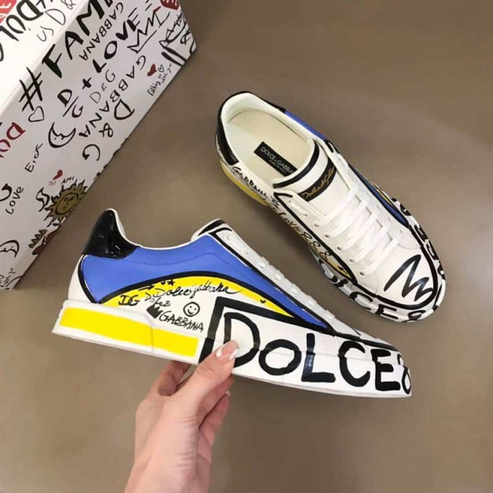 DOLCE AND  G@BB@N@ PORTOFINO SNEAKERS LIMITED EDITION    DG102