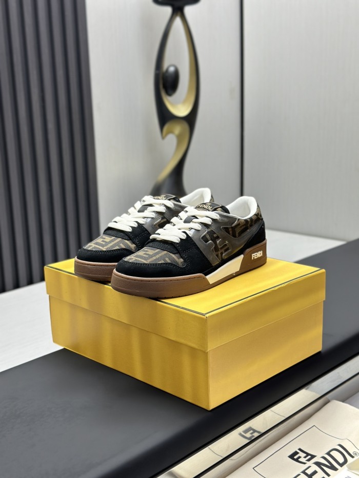 1:1 quality version 28295045 Dark Stripe FF Patchwork Sneakers 8 colors