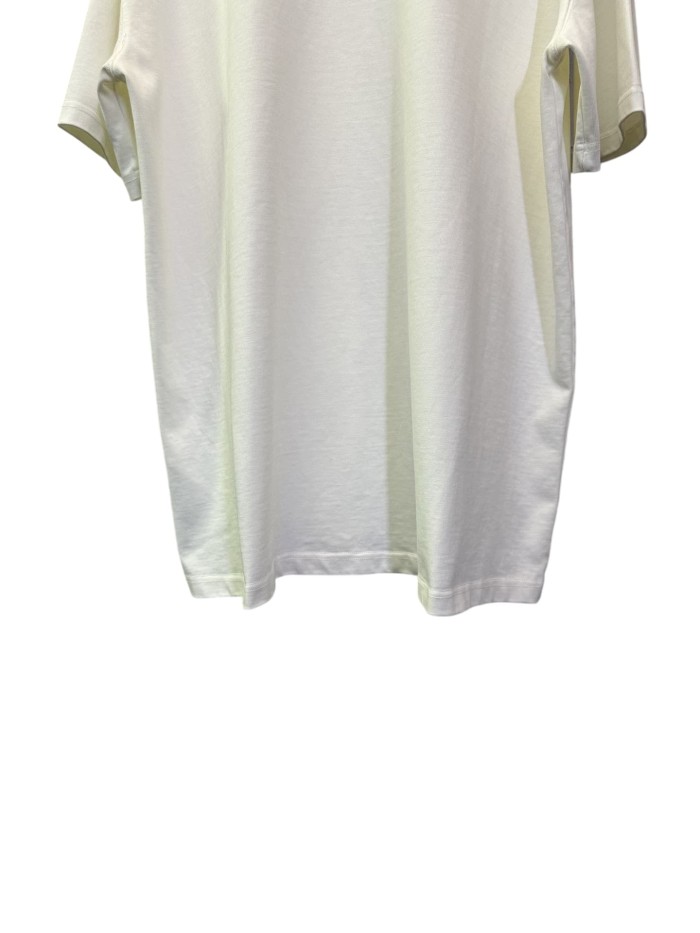 1:1 quality version Front and Back Logo Thick Pressure Adhesive Crew Neck Tee 3 colors 28903018