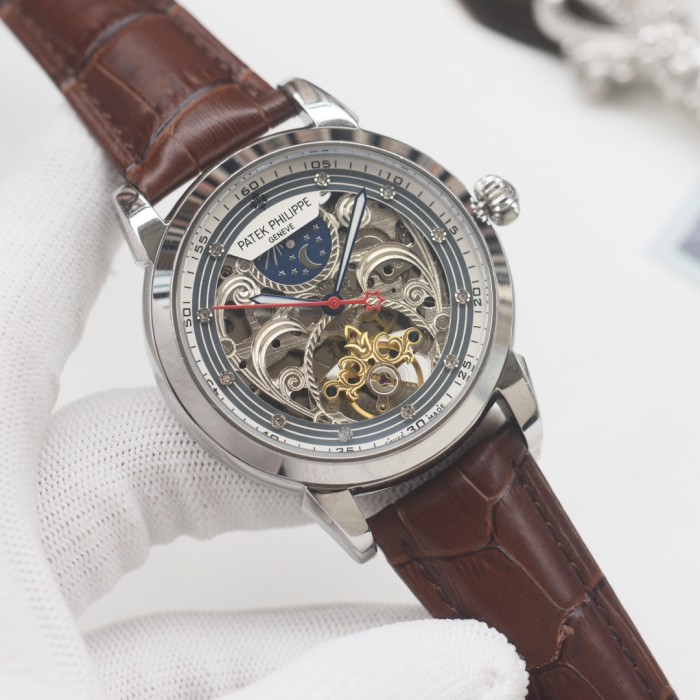 Mechanical Movement Calfskin Strap  Watch 7 colors【Dial diameter：42mm 】28764694