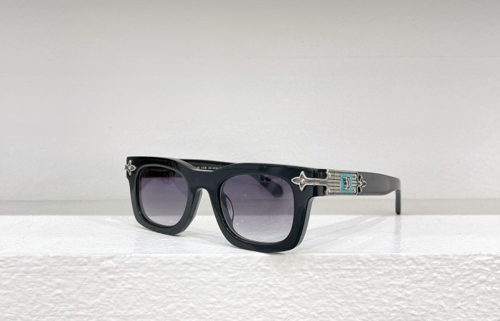 1:1 quality version Turquoise Embossed Logo Glasses 6 colors