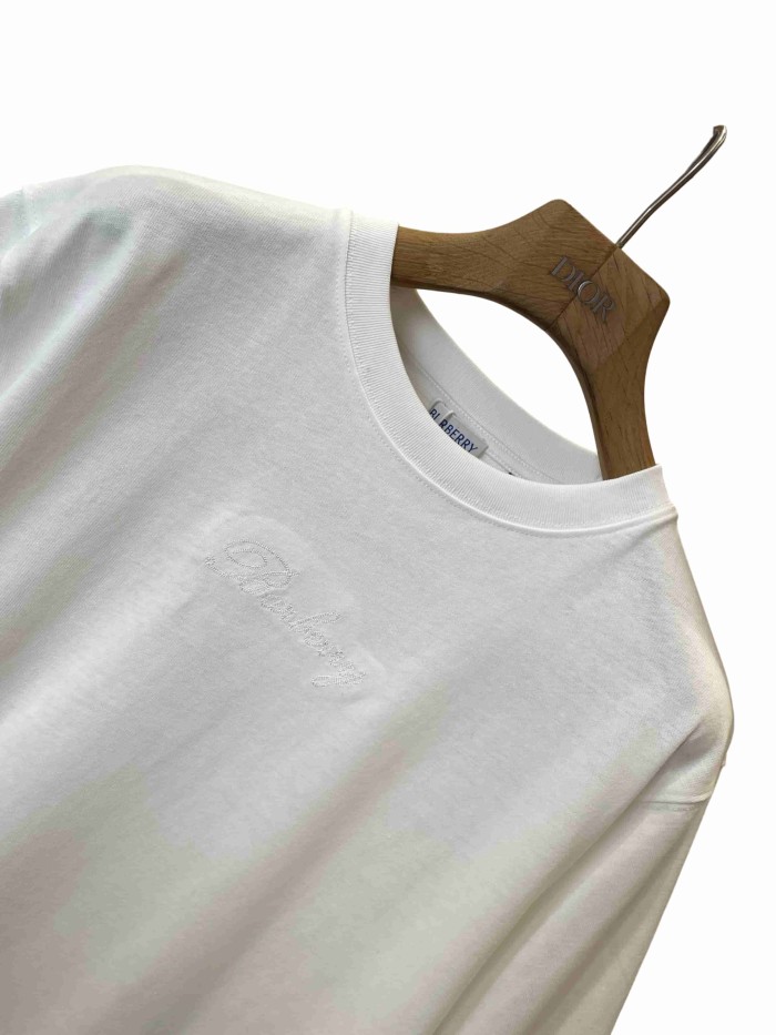 1:1 quality version  Embroidered letter T-shirt 2 colors 28967599