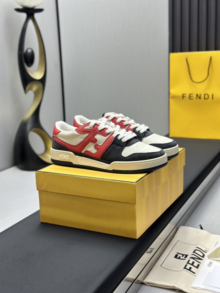 1:1 quality version 28295045 Dark Stripe FF Patchwork Sneakers 8 colors