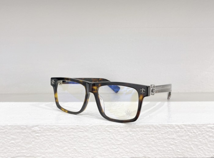 1:1 quality version Square frame temples cross logo glasses 8 colors