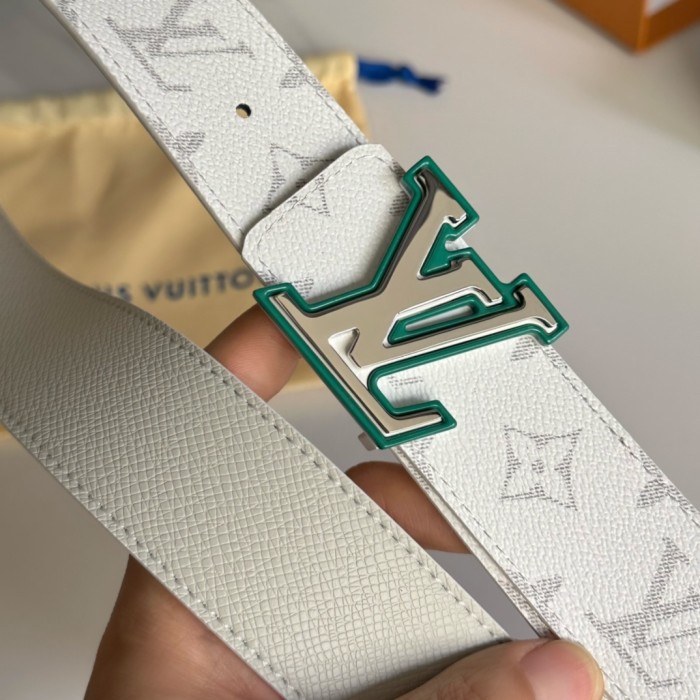 1:1 quality version 28197155 Two-Tone Monogrammed Buckle Belt 14 colors