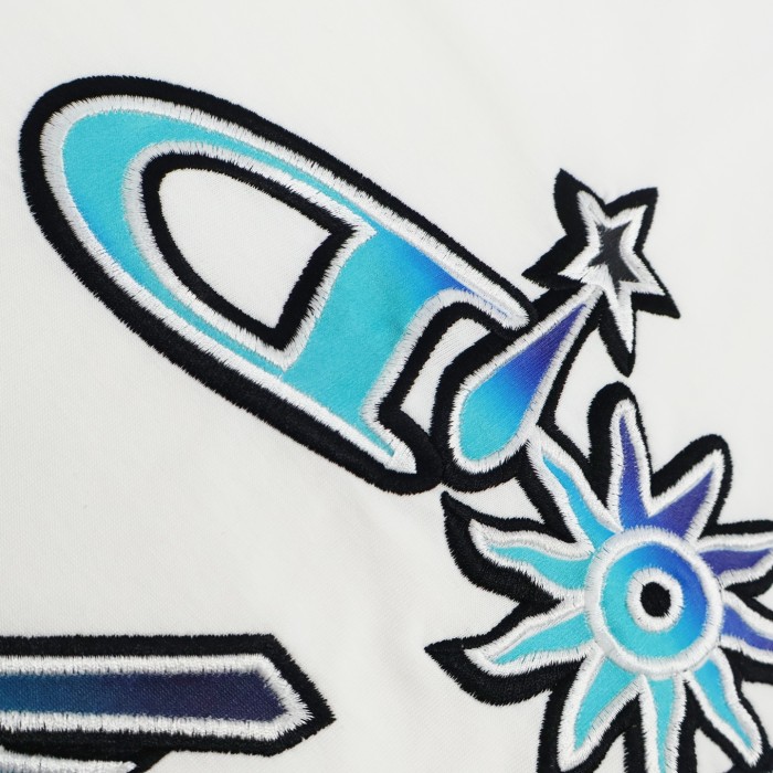 1:1 quality version Digital 47 Color Embroidered Tee 2 colors 28434160