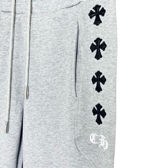 Embroidered Letter Cross Sweatpants 2 colors 28485736