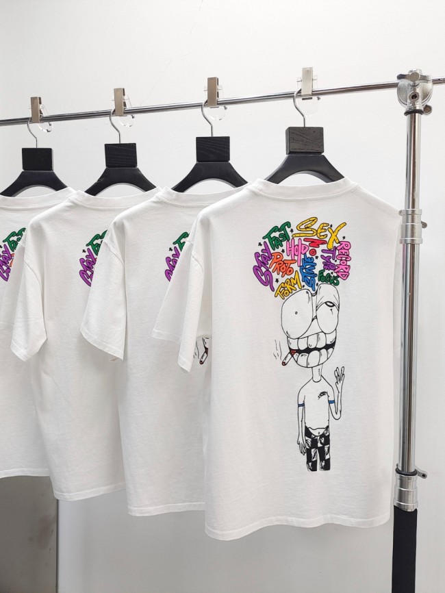 1:1 quality version 28097443 Back Graffiti Alphabet Portrait Print Tee