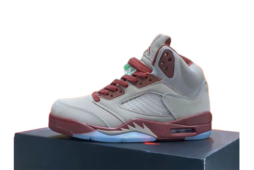 [plus-size shoes] @j5 28118291 Burgundy Gray Basketball Shoes