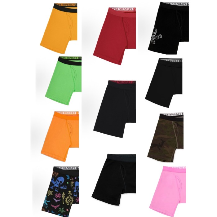 1:1 quality version Quality version Hearts style cross & letter stretch couple boxer briefs 28933134