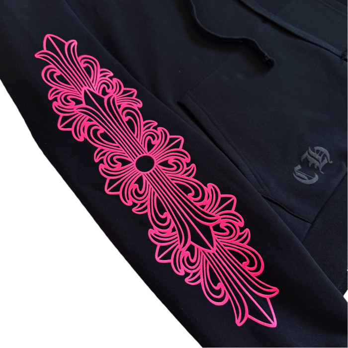 1:1 quality version Back Pink Horseshoe Hoodie 2 colors 28694104
