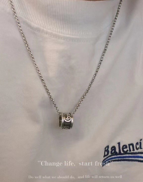 28143282 Double G transfer bead necklace