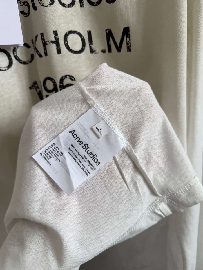 1:1 quality version Stockholm 1996 Print Washed Long Sleeve T-shirt 5 colors 29069248