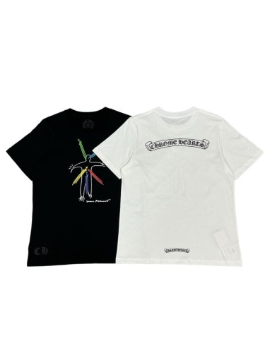 1:1 quality version Cartoon Graffiti Firework Figure Cotton Limited T-Shirt 2 colors 29093504