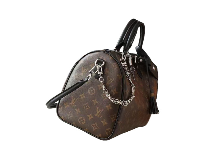 SPEEDY SOFT 30 Floral Pattern Leather Handbag 28677515