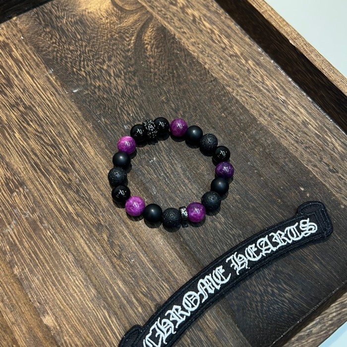 Darth Vader Tiger Eye Stone Bead bracelet