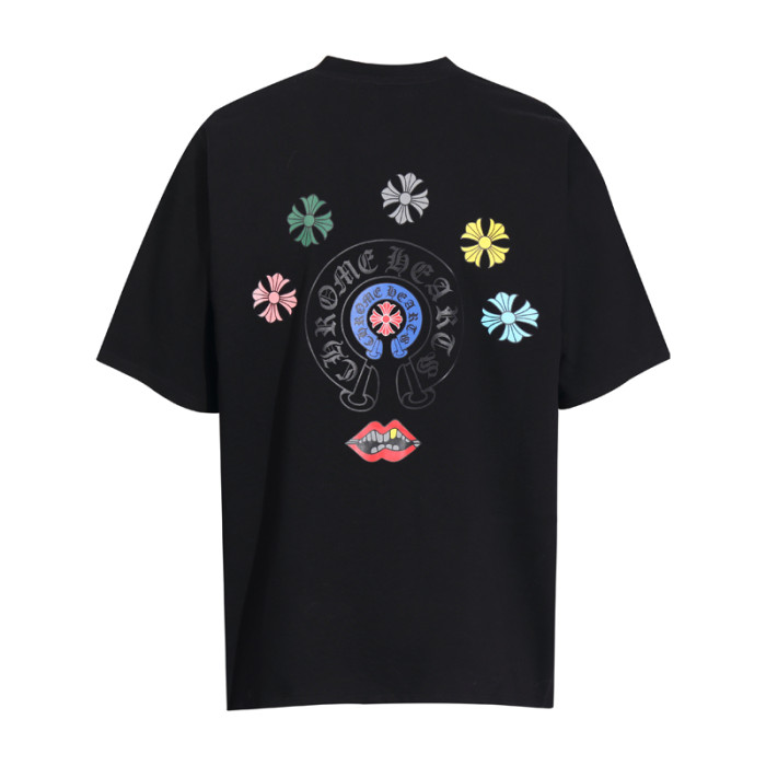Red Lips Colorful Cross tee 2 colors