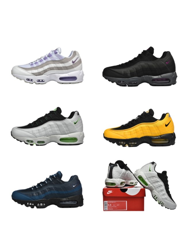 [plus-size shoes]Air Max 95 Air Cushion Running Shoes Breathable Mesh Sneakers 5 colors 29038414