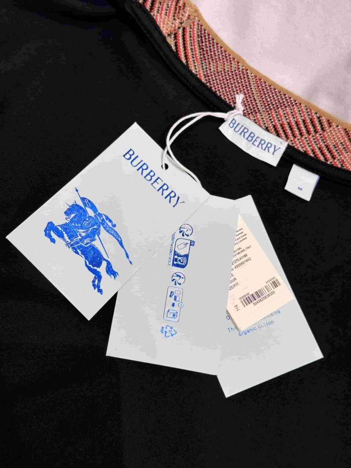 1:1 quality version  Plaid knit crew neck T-shirt 3 colors 28967940