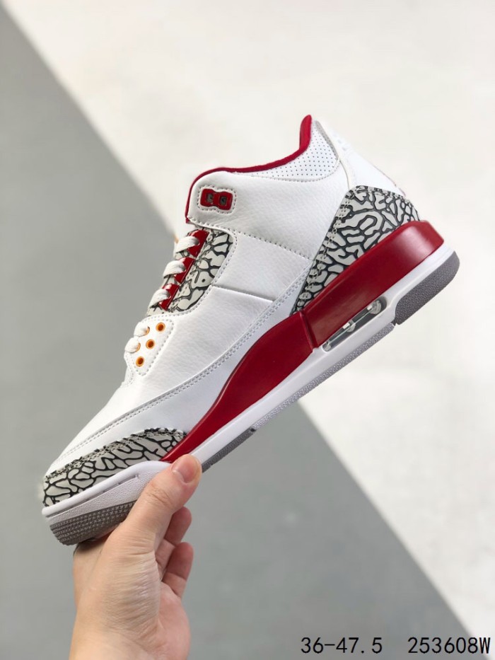 Generation 3 Red and White Crackle Basketball Shoes