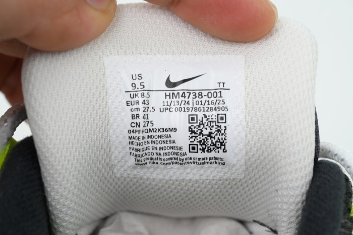 [plus-size shoes] 1:1 quality version Air Max 95 Og Reverse Neon Grey Black Running Shoes 28969455