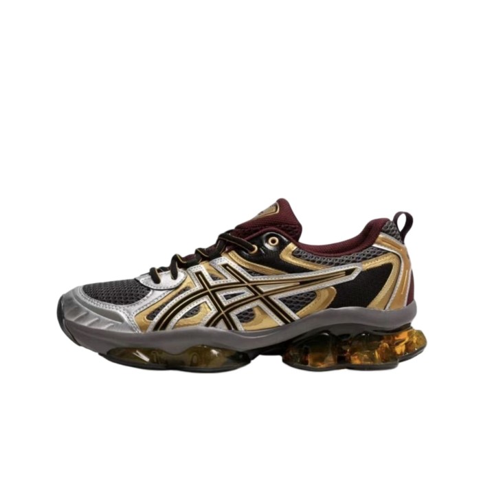 AC GEL-Quantum Kinetic Gold Metallic Functional Running Shoes 28961230