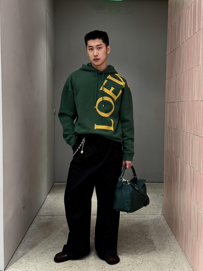 1:1 quality version Large letter-printed Hoodie 2 colors 28465893