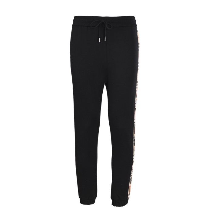 1:1 quality version Side Checkered Letter Print Pants 2 colors 28471208
