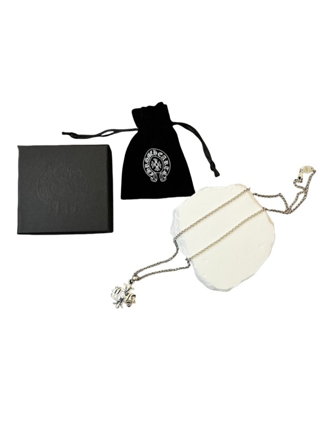 28203347 Alphabet Cross Pendant Necklace