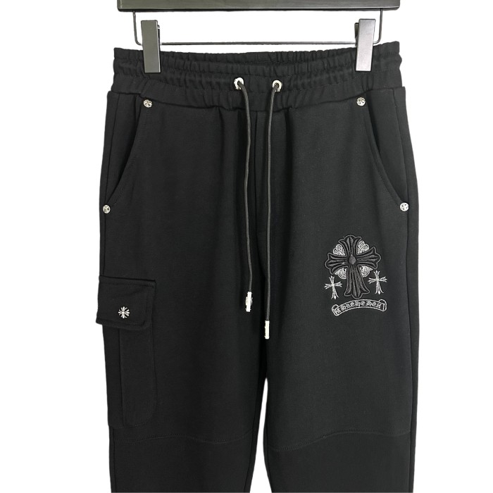 Three Crosses Embroidered Pants 28485939
