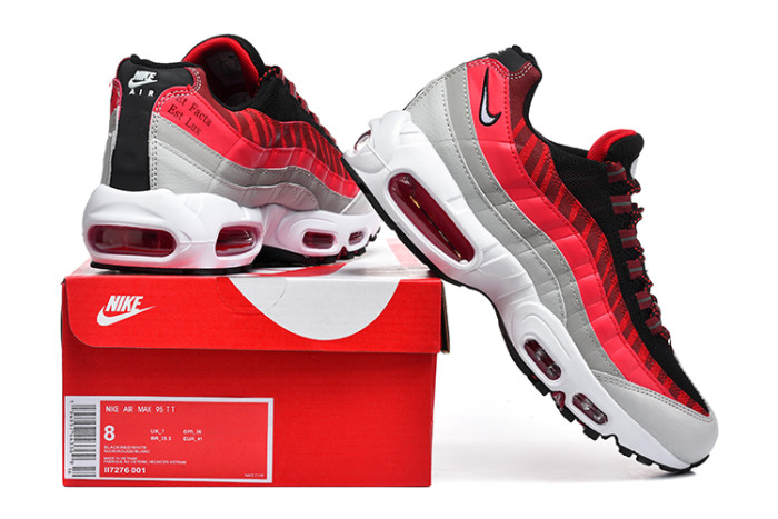 [plus-size shoes]Air Max 95 Black Red&Green Orange Retro Sneakers Running Shoes 2 colors 29038373