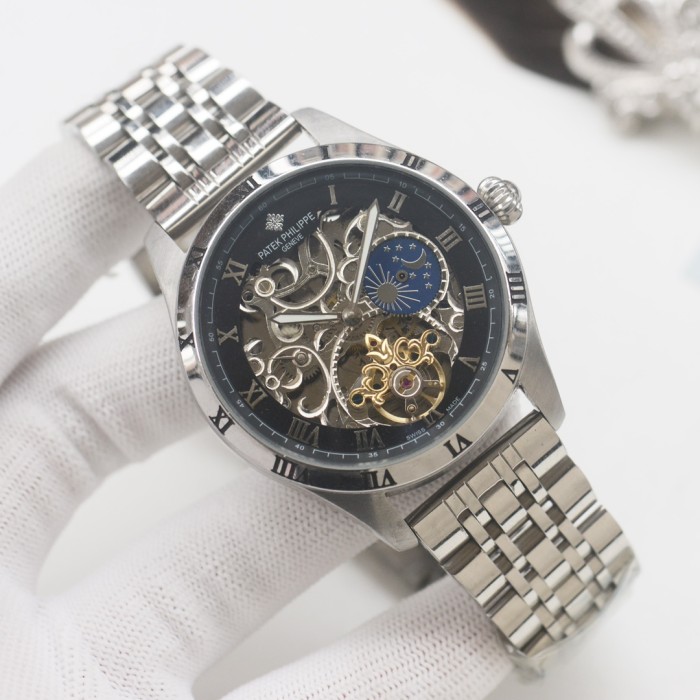 Mechanical Movement Glass-Faced  Watch 7 colors【Dial diameter：42mm 】28764690