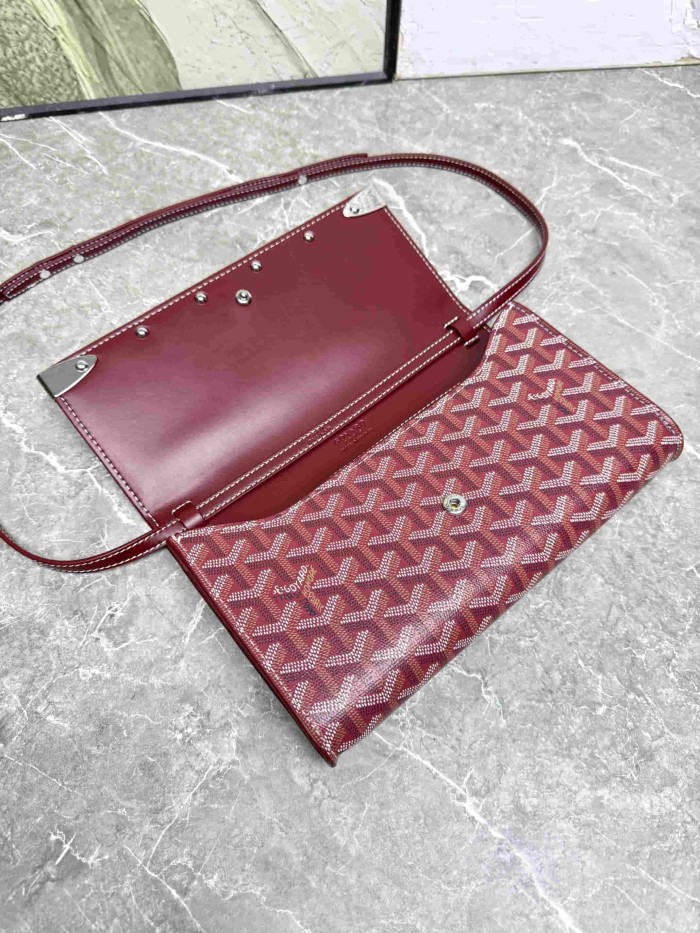 1:1 qualituy verson Monogram Clutch Bag With Wooden Bar Crossbody Shoulder Bag 10 colors 29092520