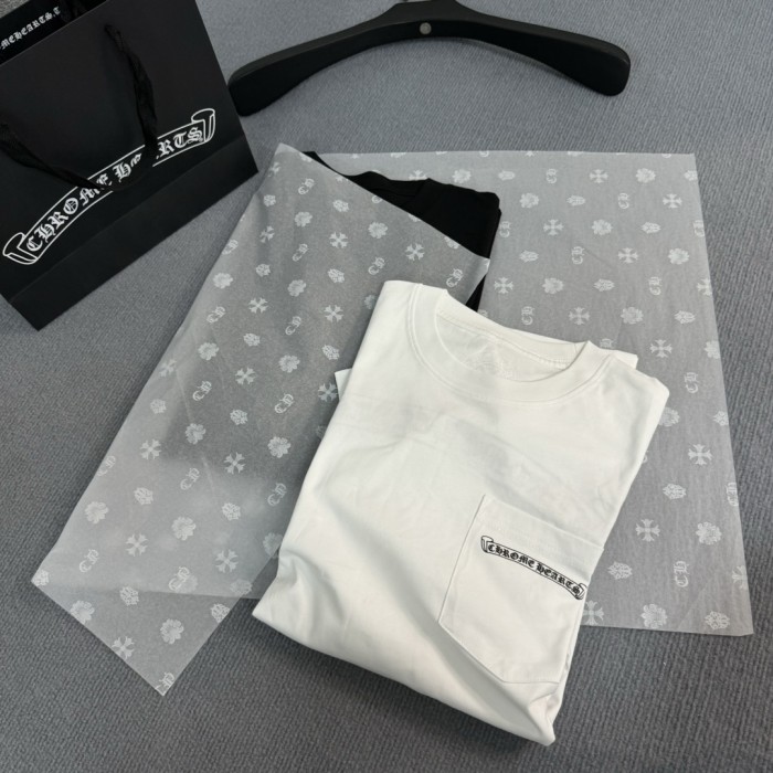 1:1 quality version Scroll Logo Long Sleeve T-Shirt 2 colors