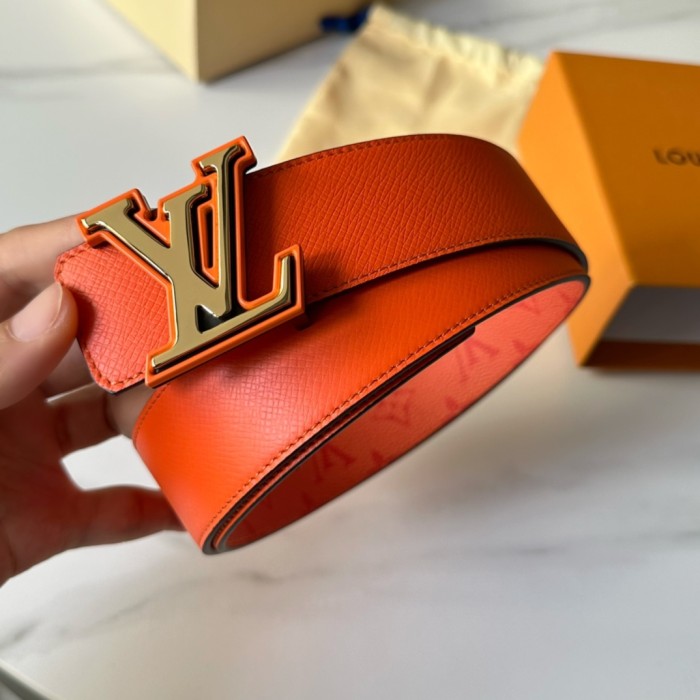 1:1 quality version 28197155 Two-Tone Monogrammed Buckle Belt 14 colors