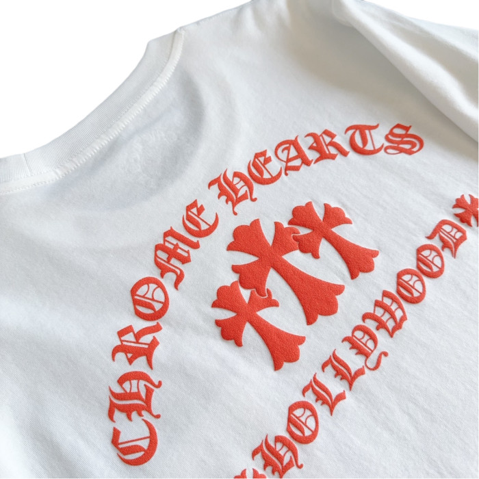 1:1 quality version Orange Logo Print Long Sleeve T-Shirt 2 colors 28673866