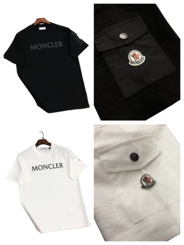 Chest Letter Logo Print Round Neck Tee 2 colors