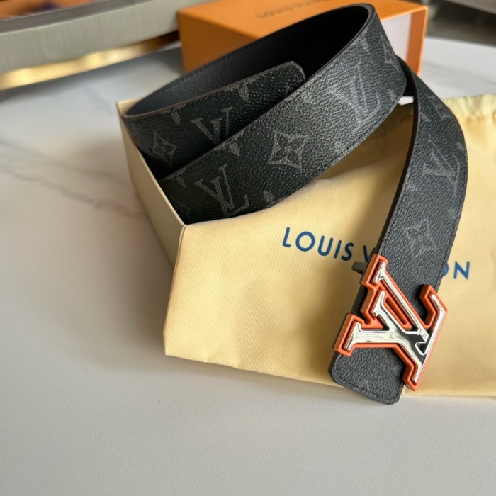 1:1 quality version 28197155 Two-Tone Monogrammed Buckle Belt 14 colors
