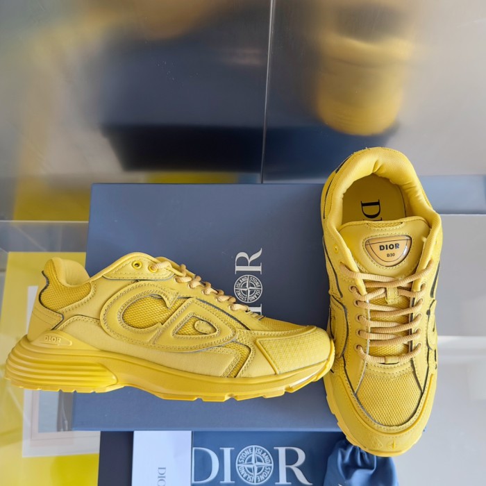 1:1 quality version  St0ne x Di0r Co-branded Compass Embroidered B30 Mesh Sneakers 6 colors