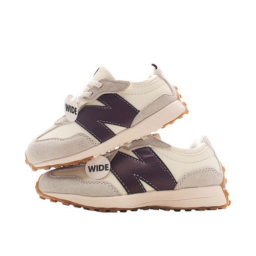 327 Style Wide Fit Suede & Leather Retro Running Shoes for Kids 9 colors 29010887