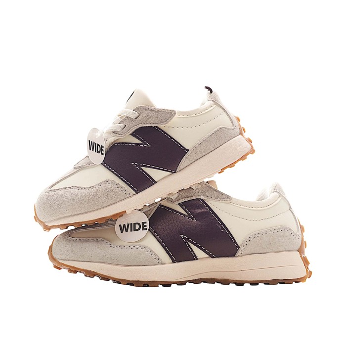 327 Style Wide Fit Suede & Leather Retro Running Shoes for Kids 9 colors 29010887