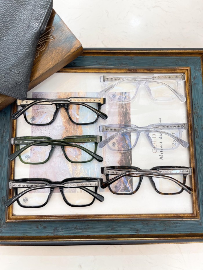 1:1 quality version Small Cross Full Frame Glasses 6 colors