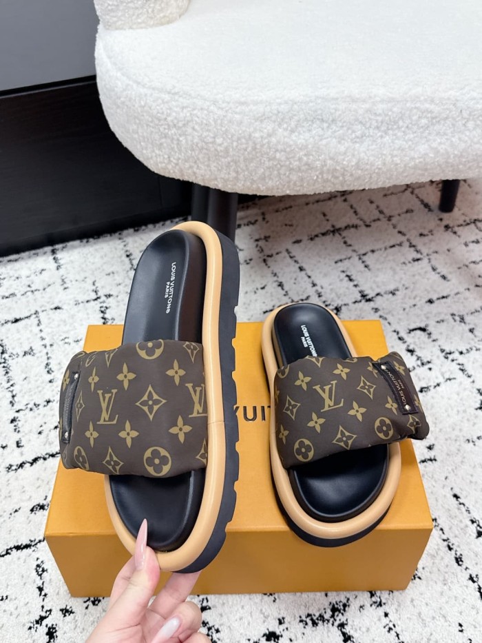 1:1 quality version 3D Logo Floral Velcro Sandals 10 colors 28661452