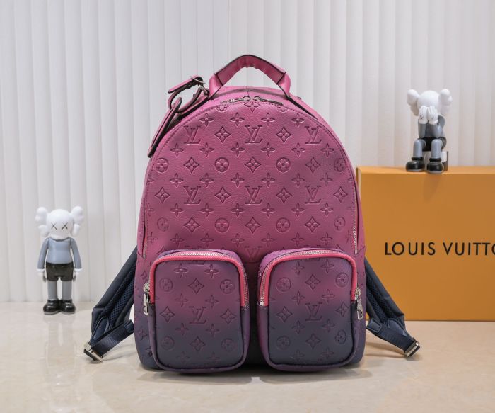 28412823 Gradient Logo Print Backpack 6 colors