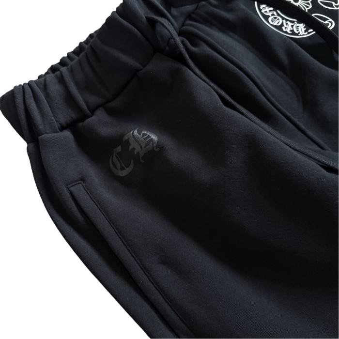 1:1 quality version Side Sanskrit letter printed fleece sweatpants 28751652